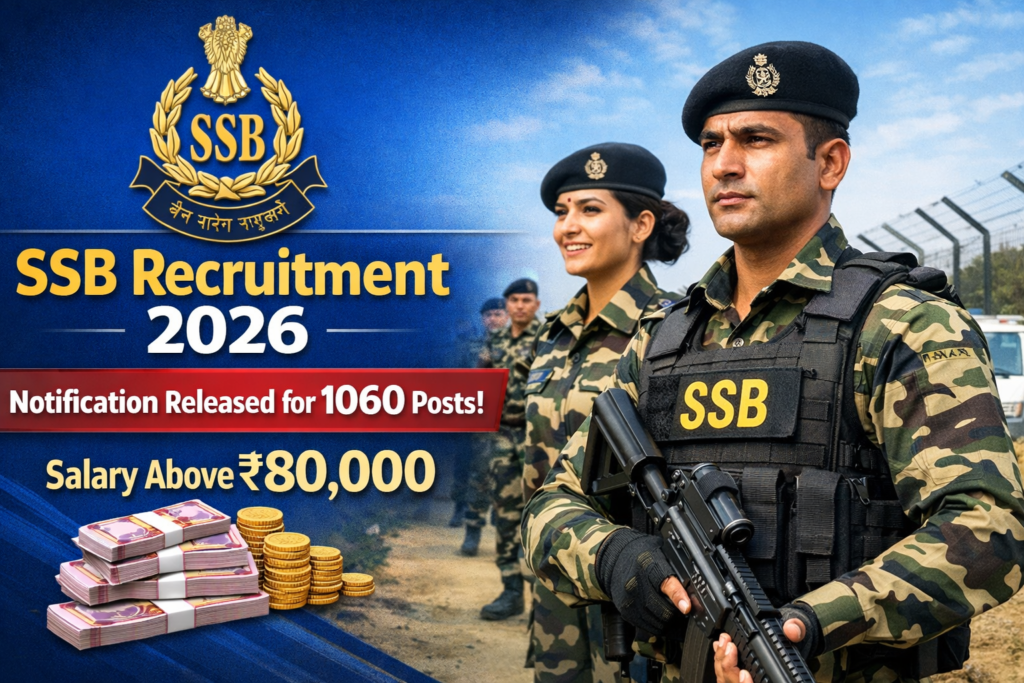 SSB Recruitment 2026